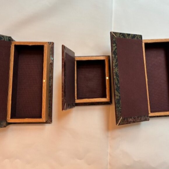 Fake rustic books hide treasures home decor - Picture 5 of 6